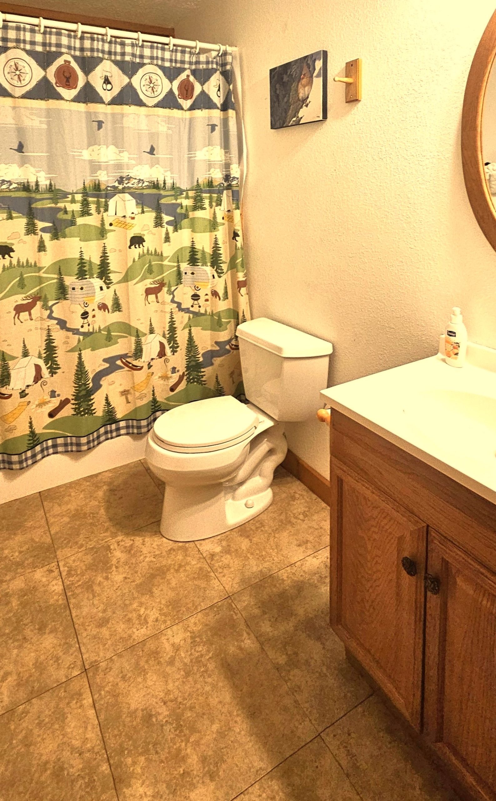 Cabin 3 Downstairs Bathroom