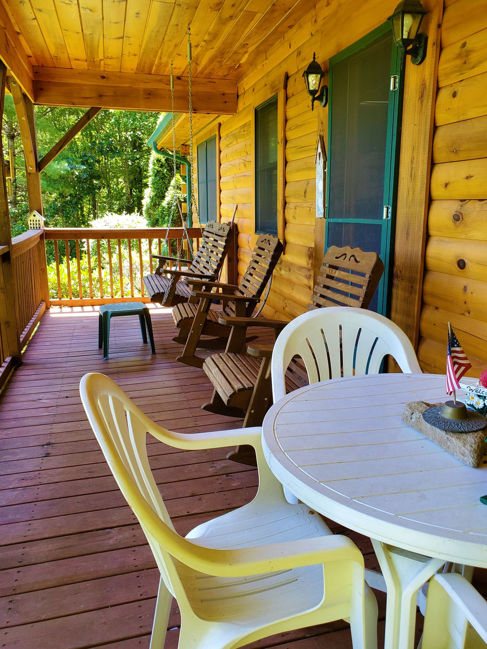 Cabin 5 Porch 1